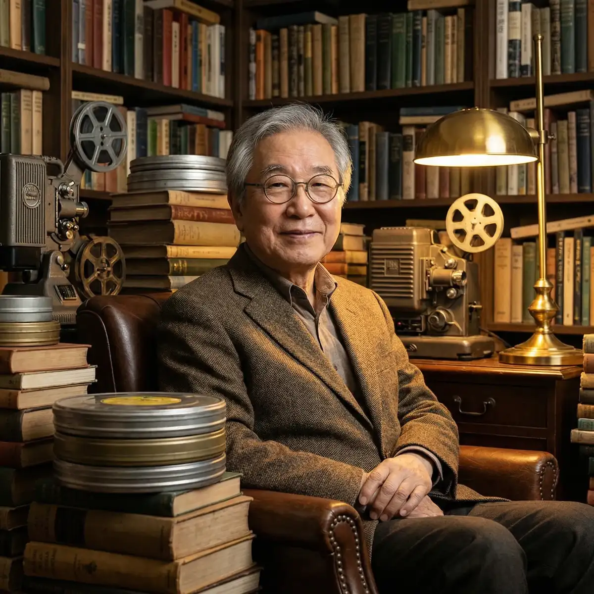 亚洲伦理片库馆长肖像 - 阳台椰椰 研究学者